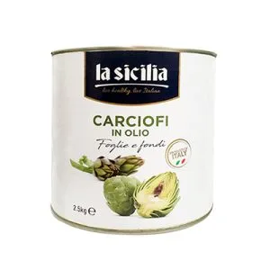 La Sicilia - Artichokes trong dầu hướng dương- Artichoke in Sunflower oil