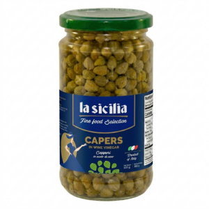 La Sicilia - Nụ bạch hoa ngâm giấm (Capers in Wine Vinegar) - La Sicilia - 340g