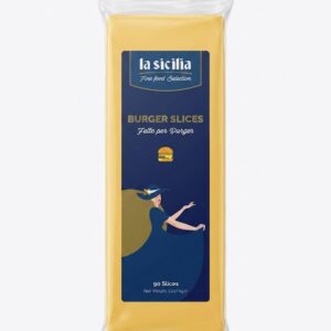 La Sicilia - Phô mai lát 90 miếng (Burger slices 90 Slices) La Sicilia -  1.107 kg
